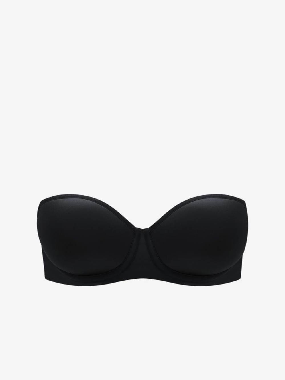 ThirdLove Black Strapless T-Shirt Bra